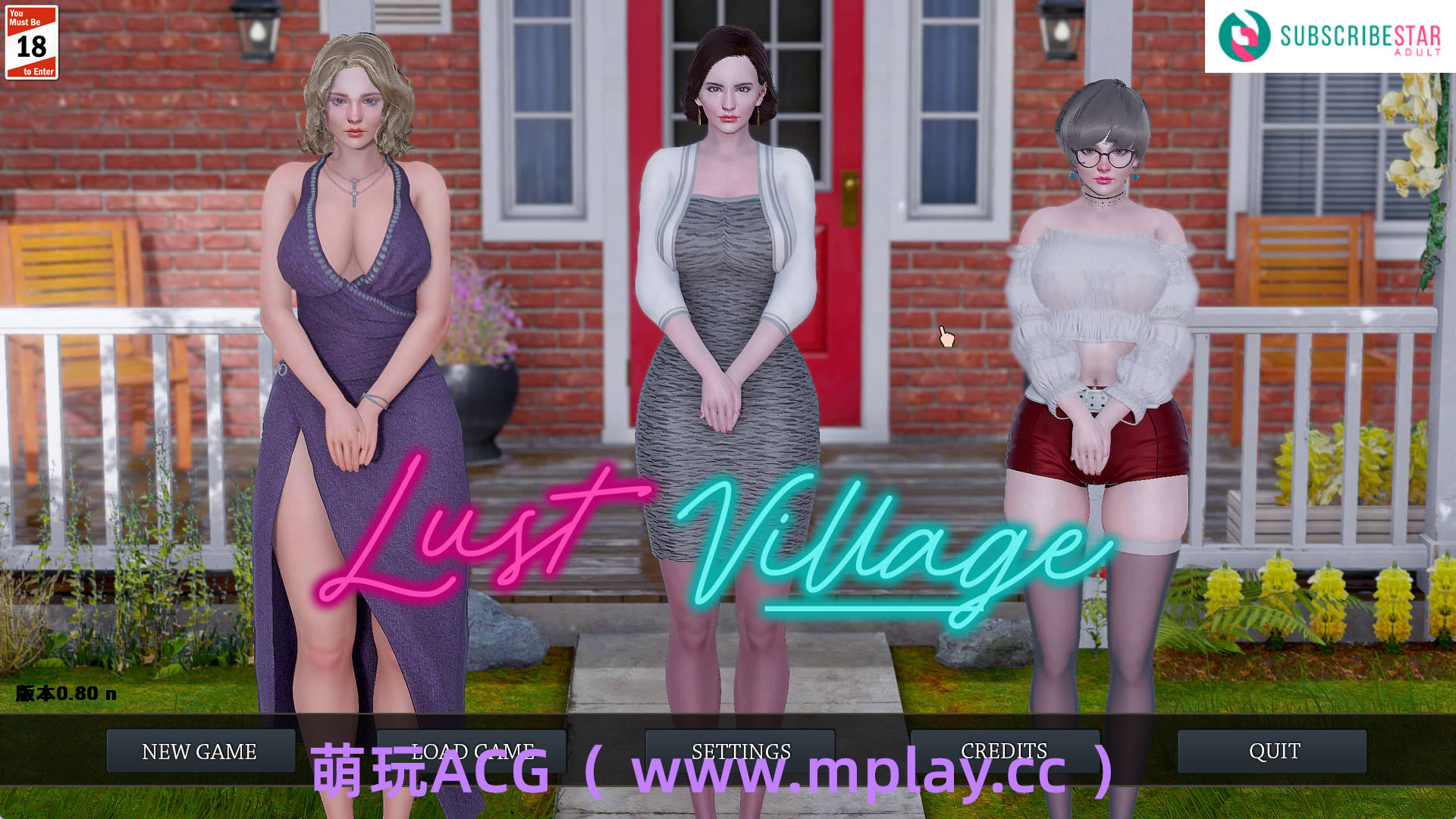 【PC+安卓+IOS/欧美SLG】欲望小镇0.80汉化版【4.89G/汉化/动态/更新】-萌玩ACG
